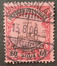 Colonia tedesca Africa orientale tedesca n. Michel 29 timbrati e impeccabili (A 265)