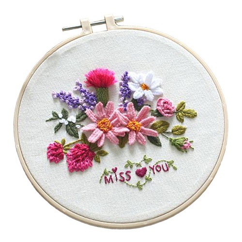 Kit per ricamo - , floreale,