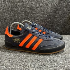 Adidas Jeans MKII Mark 2 Scarpe da Ginnastica (FY1379) Uomo UK 7 BLU NAVY ARANCIONE SCAMOSCIATO
