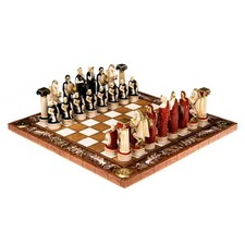 Set di scacchi con scacchiera