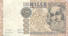 Italy   1000  Lire   6.1.1982