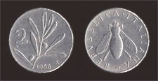 2 LIRE 1956 APE E OLIVO -