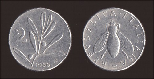 Lire 1956 ape - olivo,