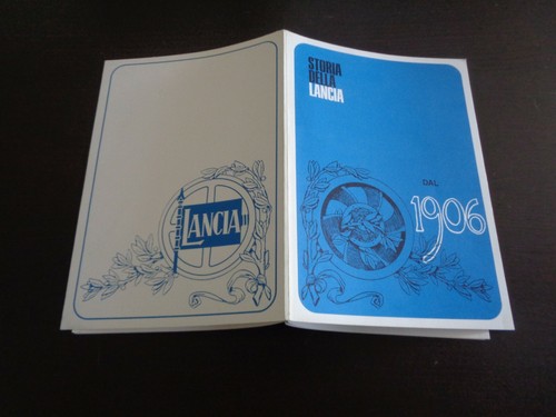 Brochure storia della - storia, lancia