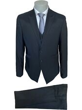 Abito uomo elegante nero slim
