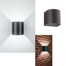 LED Outdoor Lamp Up Down Grey