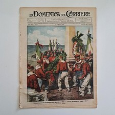 domenica del corriere 1910 n°19 ● GARIBALDINI A QUARTO ANNIVERSARIO DEI MILLE