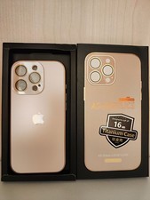 Apple iPhone 16 Pro Silicone Case Phone Slim Case Champagne Gold AR Glass-Lens