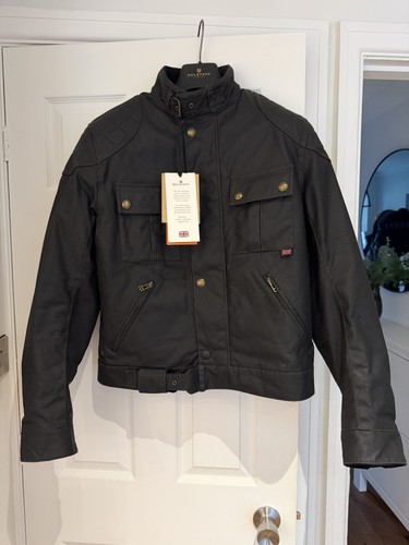 Giacca moto belstaff uomo nera - giacca,