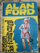 ALAN FORD N. 4 AGOSTO 1969 "LA CASA DEI FANTASMI" EDITORIALE CORNO TOP RARISSIMO