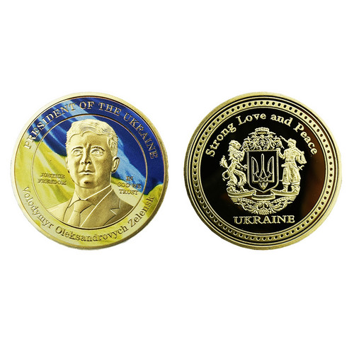 Moneta presidente ucraina - moneta,