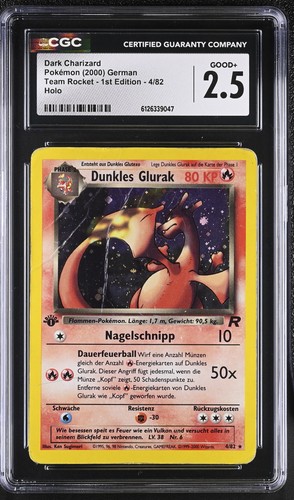 Cgc dark charizard 4 - charizard, 4/82