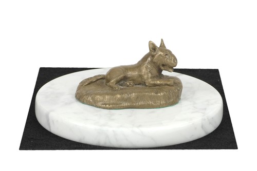 Statuetta bull terrier - bull, su