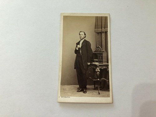 Cdv foto ritratto nobiluomo - cdv,