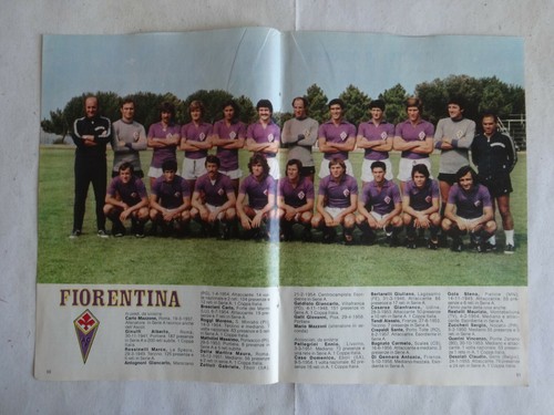 Poster fiorentina 1976 - poster,