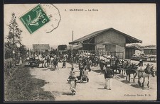 CPA Marengo, La Gare 1913 