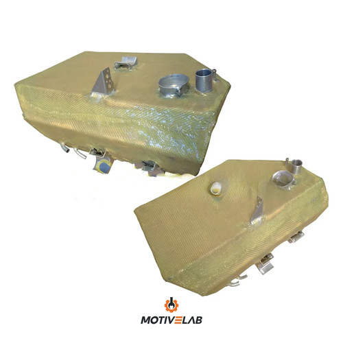 Water tank under - , footrest