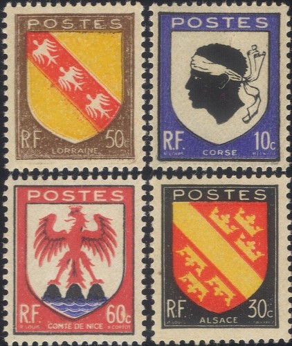 Francia 1946 città francesi - francia,