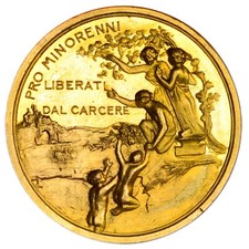 MEDAGLIA Roma Esposizioni Riunite 1900 Pro Minori Liberati Dal Carcere