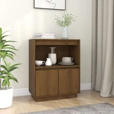 vidaXL Credenza Marrone Miele