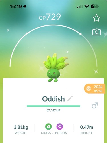 Shiny oddish pokemon gen1 - pokemon,