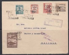 Canarie Posta 1937 Edifil