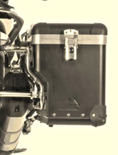 Valigia Touratech Zega Pro2 sistema speciale And Black 45L anodizzata