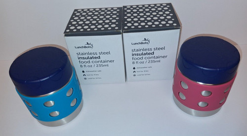 Barattolo pois rosa blu oz - barattolo,