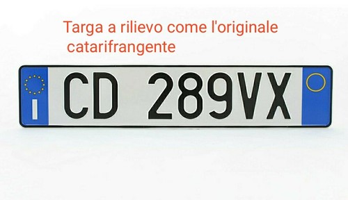Replica targa auto - replica,