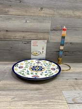 Piatto artigianale dipinto a