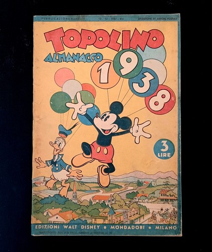 Almanacco topolino 1938 - almanacco,