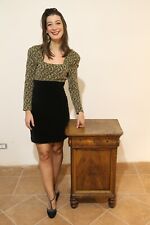 Comodino antico Carlo X cappuccino radica noce 1820 1830 XIX secolo x restauro