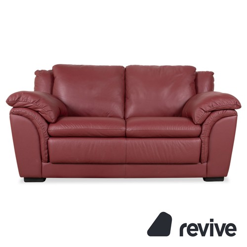 Natuzzi pelle biposto - biposto, rosso