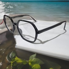 Montatura per occhiali da vista Cartier, unisex, 52,20,142, nero. (Prezzo di Vendita)v Leggero