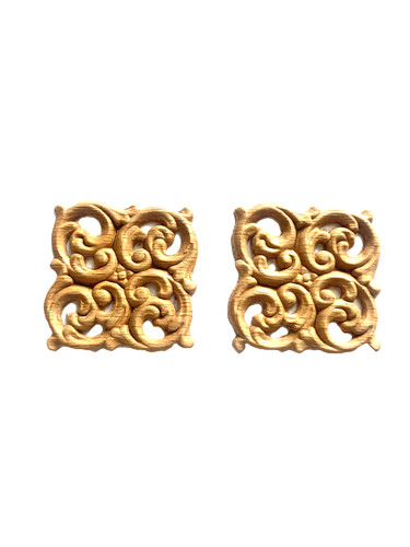 Coppia applique vintage - applique,