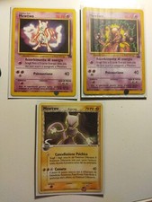 Mewtwo. tre carte rare