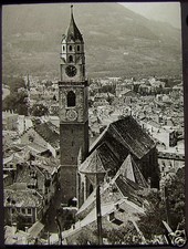 Glass Magic Lantern Slide CITY