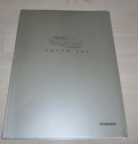 Volvo s80 brochure specifiche - volvo,