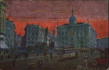 Cartolina Milano Trolley Serie