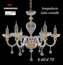 Lampadario cristallo luci - lampadario,