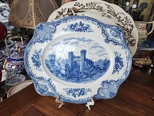 Raro piatto blu - , transferware