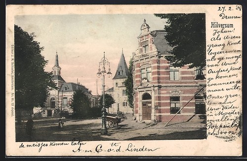 Cartolina hilversum strada - cartolina,