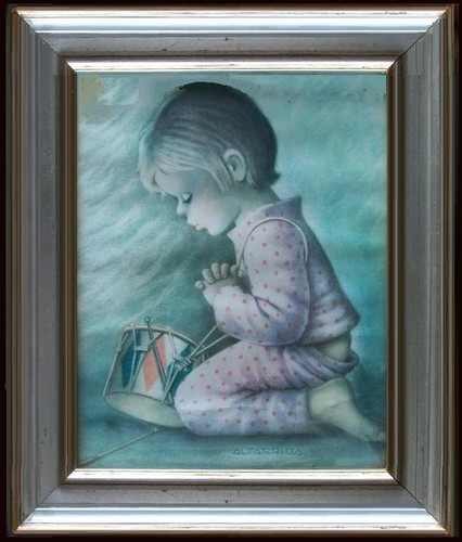 Grazioso quadretto con bambino - grazioso,