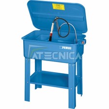 Vasca lavapezzi singola Fervi 0038 con pompa e penello