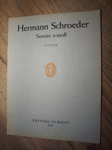 Hermann schroeder sonata la - hermann,