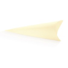 50 PZ SETA AVORIO Cono Busta
