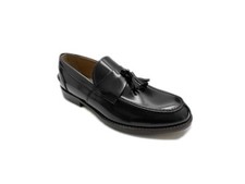 Scarpa Uomo Artigianale Antica Sartoria Napoletana Art.C345/FA Nero Madein Italy