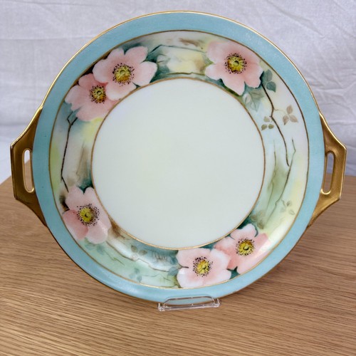 Manici piatto fiori rosa