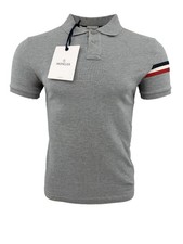 Polo Moncler con maniche a