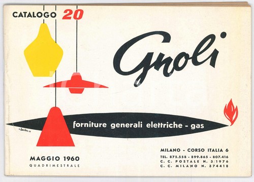 1960 milano gnoli forniture - -,